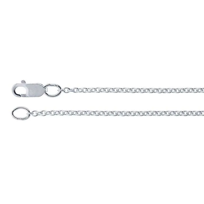 Perfect Pair Silver Chain - 16"