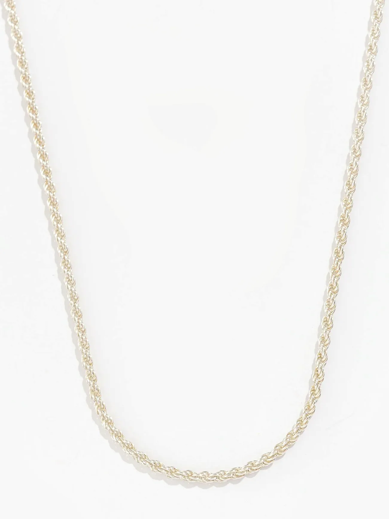 Sterling Silver French Rope Chain Daywear Style