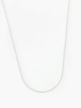 Delicate Accent Office Wear Item Sterling Silver French Rope Chain