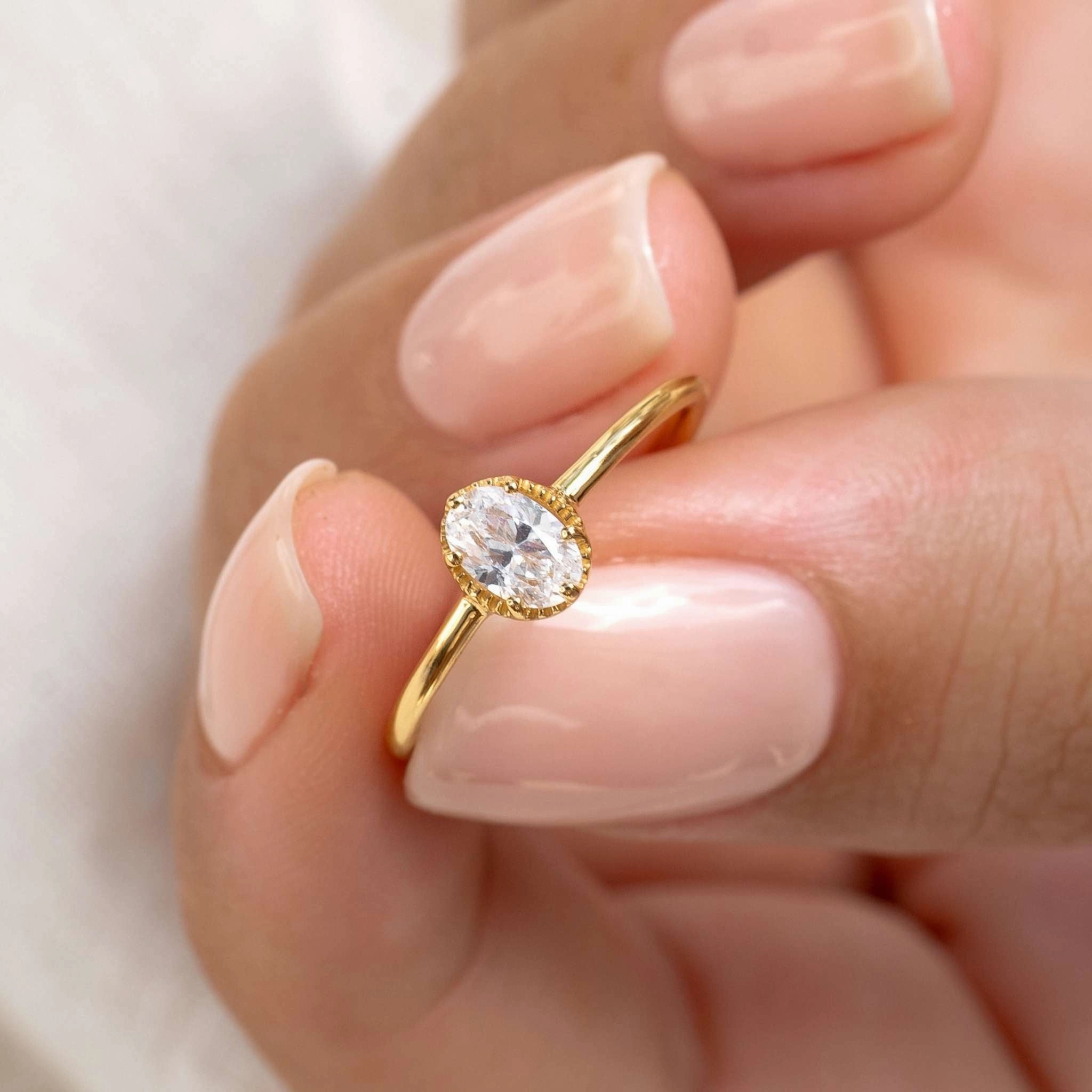 Handcrafted Craft Luxe Accent Gemstone Ring - Monica