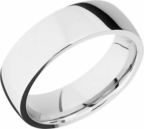 Fashion Craft Cobalt chrome 7mm low-domed band
