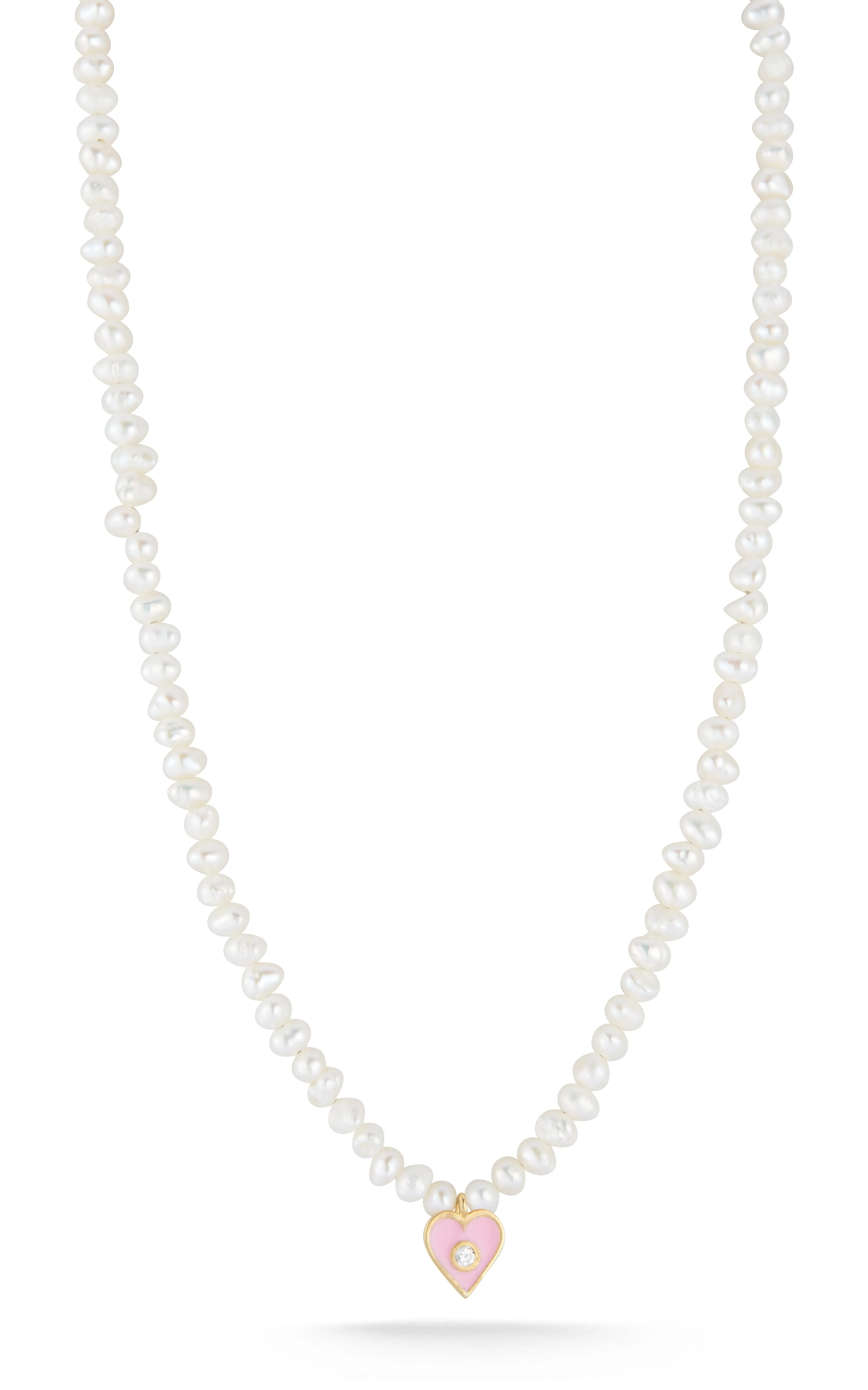 Heart Pearl Necklace Distinctive Appeal Wedding guest
