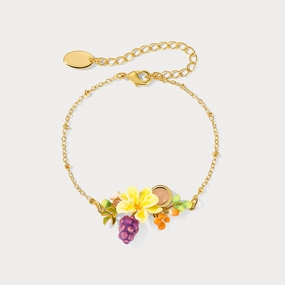 Tailored Design Memorable Composites Sweet Grape Flower Bracelet