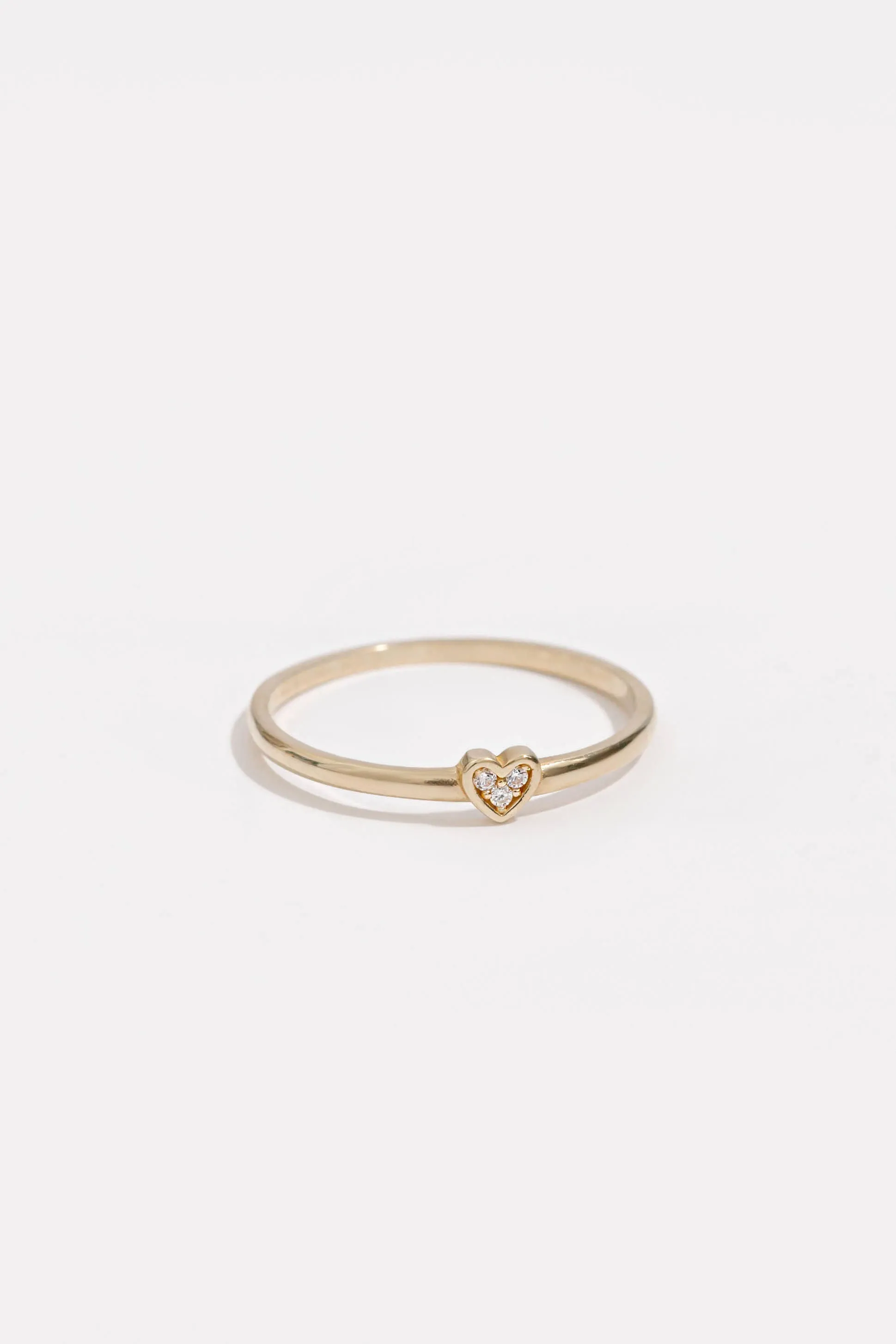 Sweetheart Ring Minimal Design Layered Mood