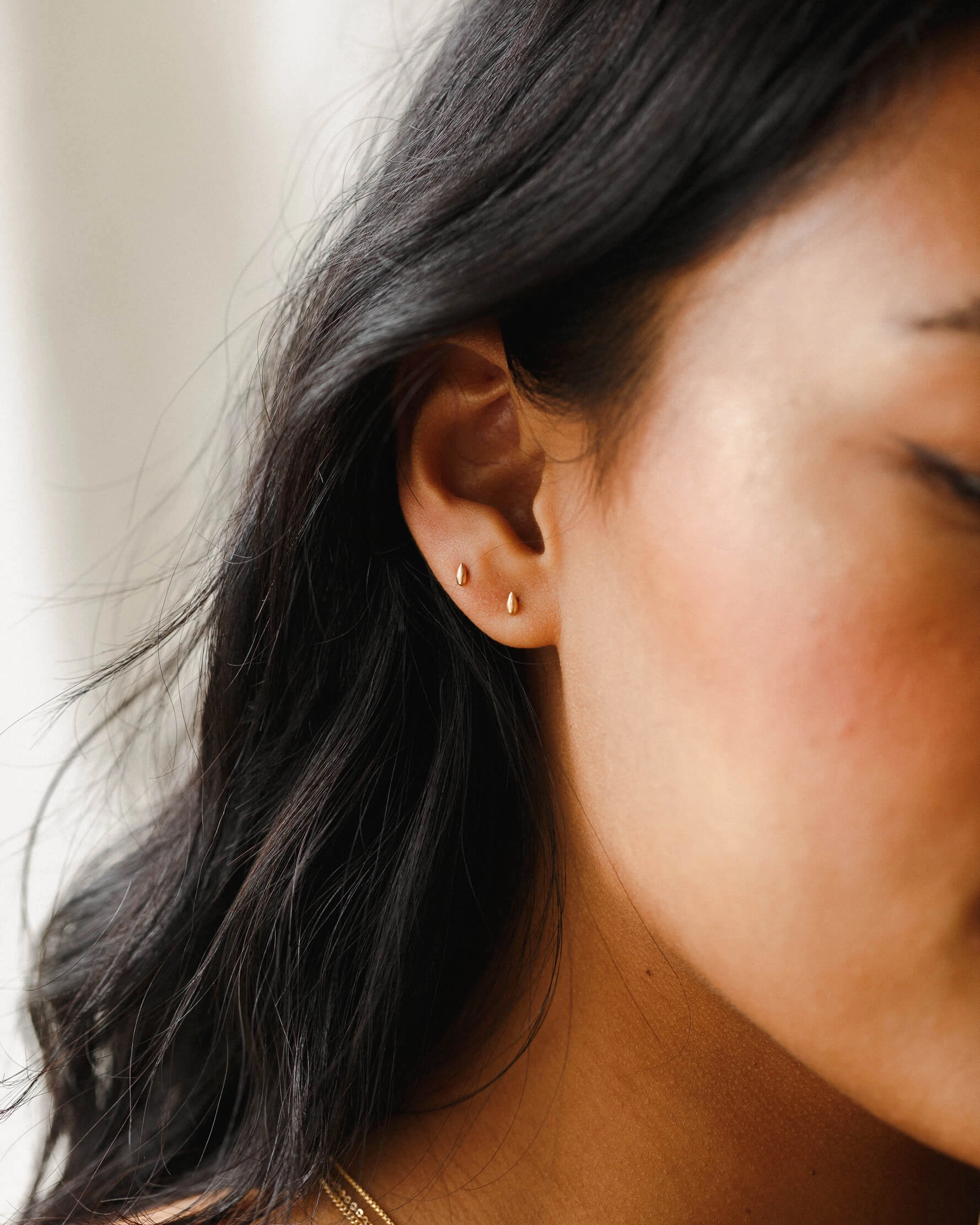 Premium Radiance Teardrop Studs