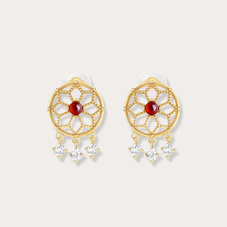 Fashionable Style Dream Catcher Earrings