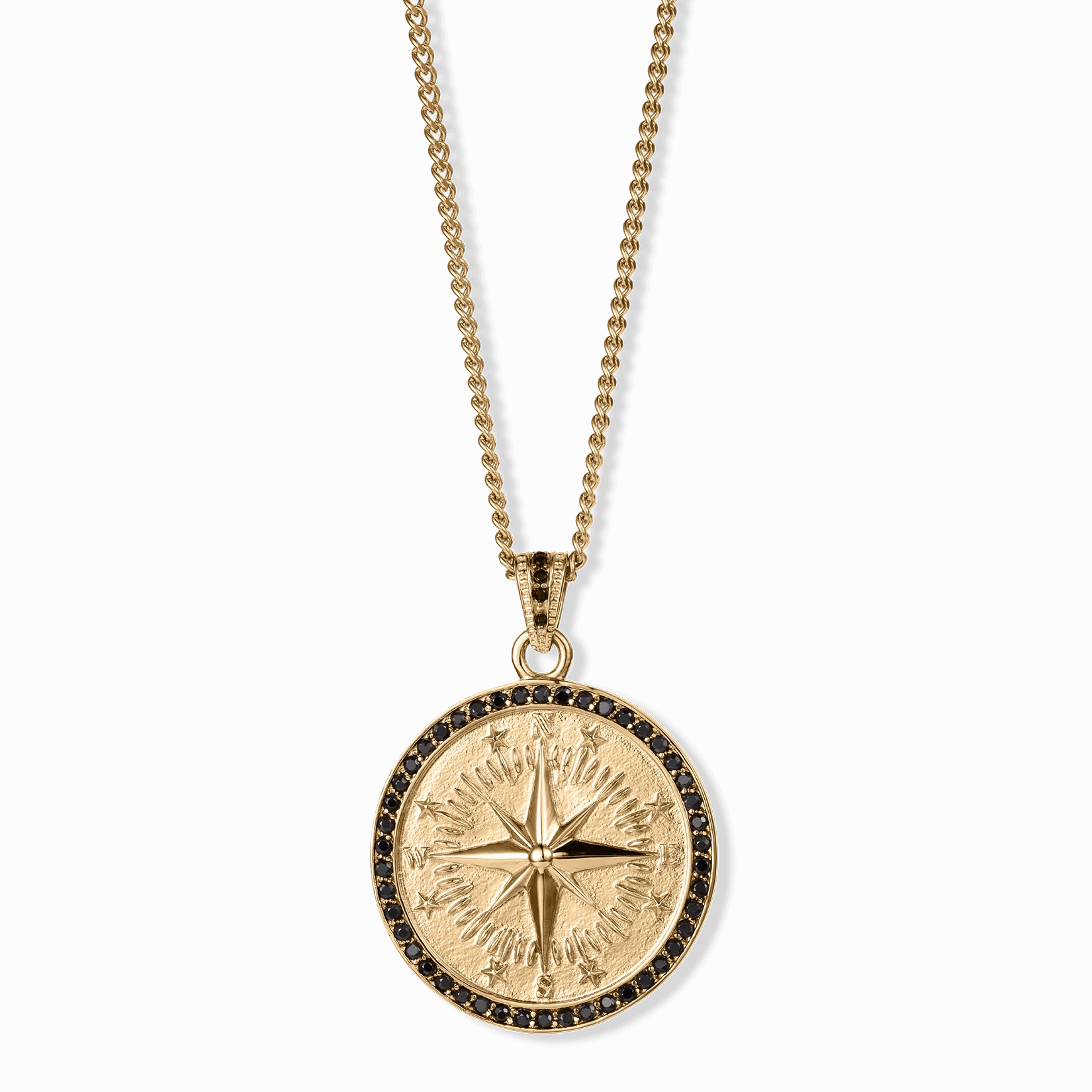 Refined Fashion Spark Moment The Gold Compass Pendant - Essentials Collection
