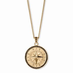 Refined Fashion Spark Moment The Gold Compass Pendant - Essentials Collection
