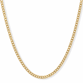 Seasonal Trend Statement Highlight The Gold Cuban Necklace - Essentials Collection