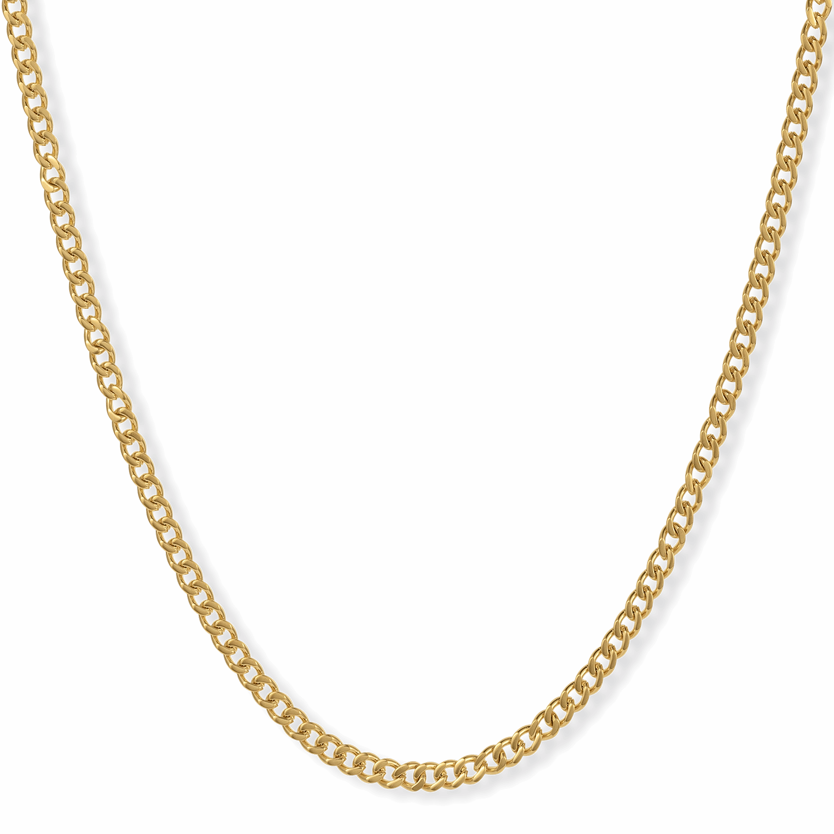 Seasonal Trend Statement Highlight The Gold Cuban Necklace - Essentials Collection