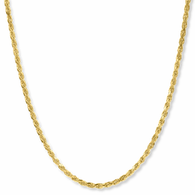 Luxe Shine Luxury Sparkle The Gold Rope Necklace - Italian Collection