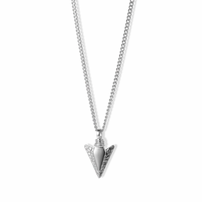 Trend Setting Shiny Embellishment The Silver Arrow Pendant - Essentials Collection