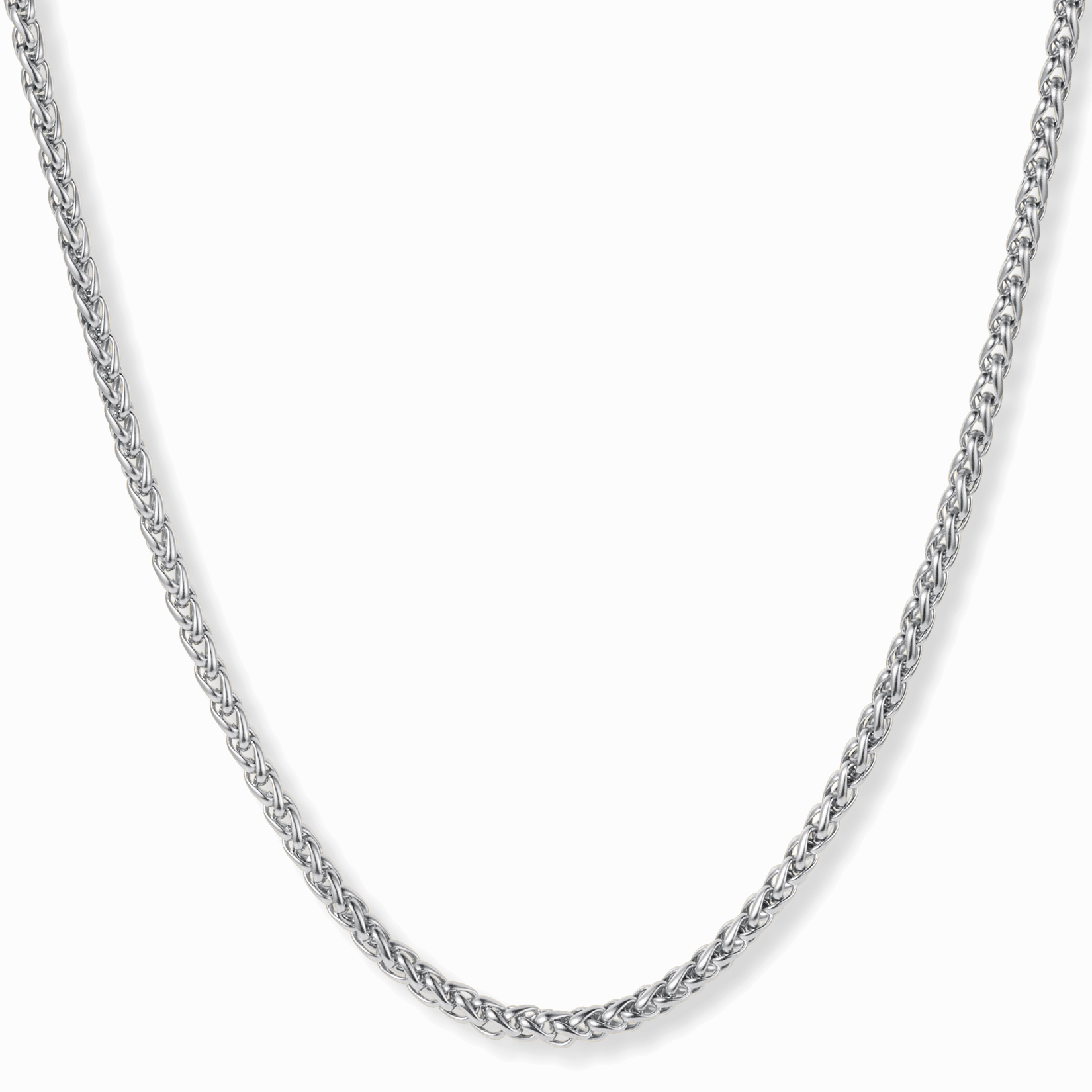 The Silver Wheat Necklace - Essentials Collection Sleek Style Vintage Style