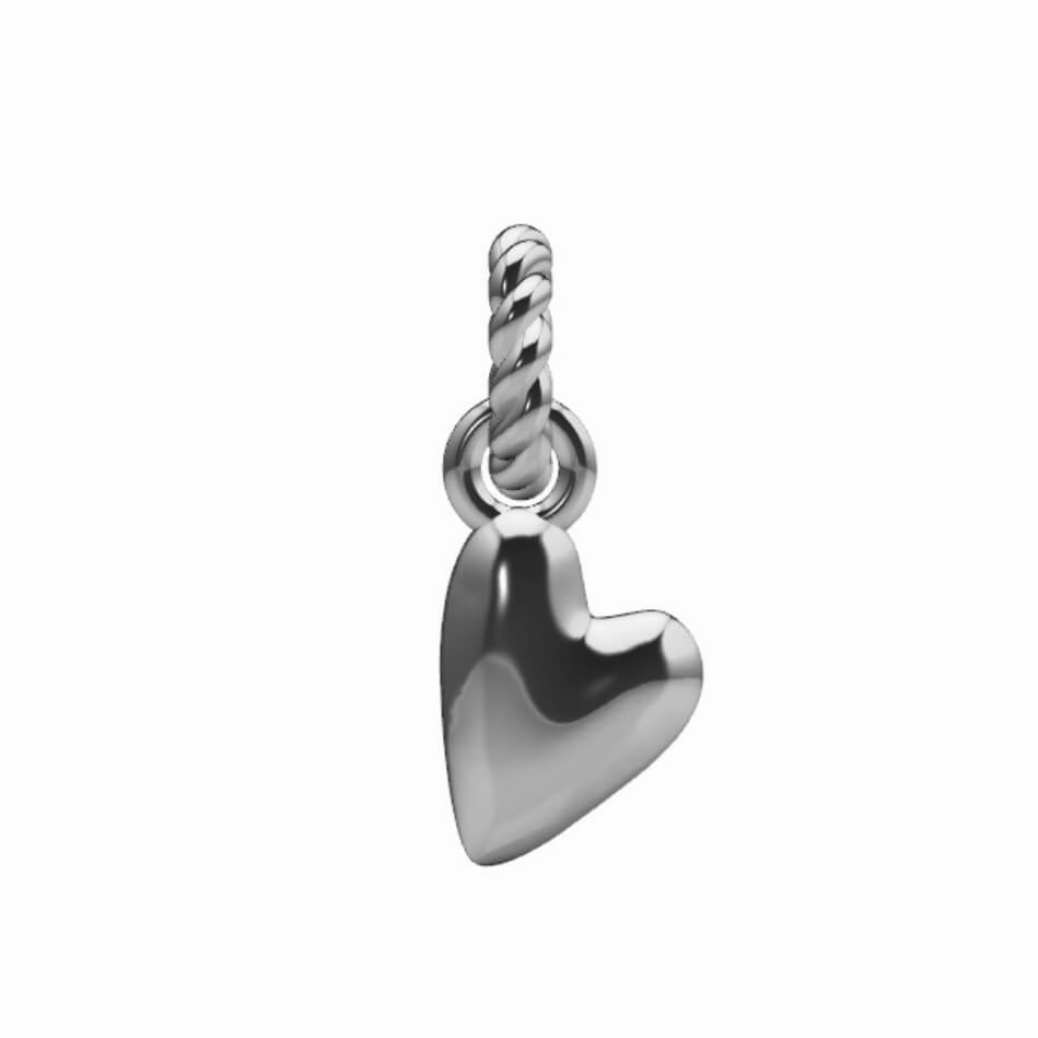 Chic Glam Tiny Heart Charm