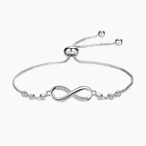 Gleaming Charm Infinite Love Bracelets for Women
