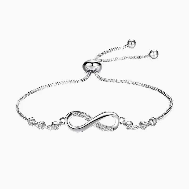 Gleaming Charm Infinite Love Bracelets for Women