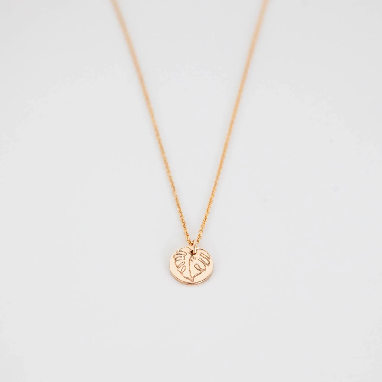 Trendy Accessory Monstera Necklace