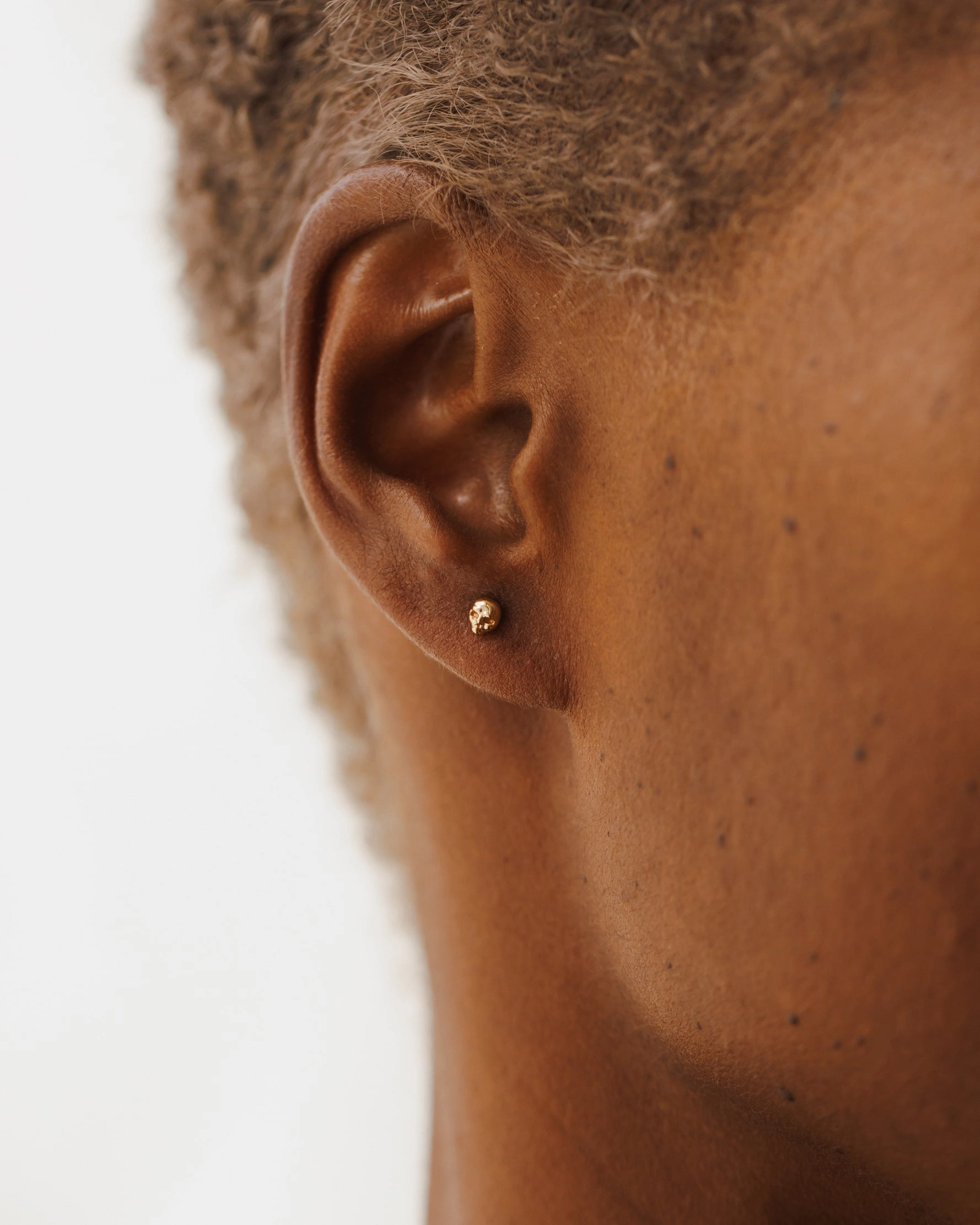 Handcrafted Beauty Artisan Jewelry Skull Studs