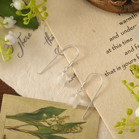 Unique Pieces Silver May Bells Earrings