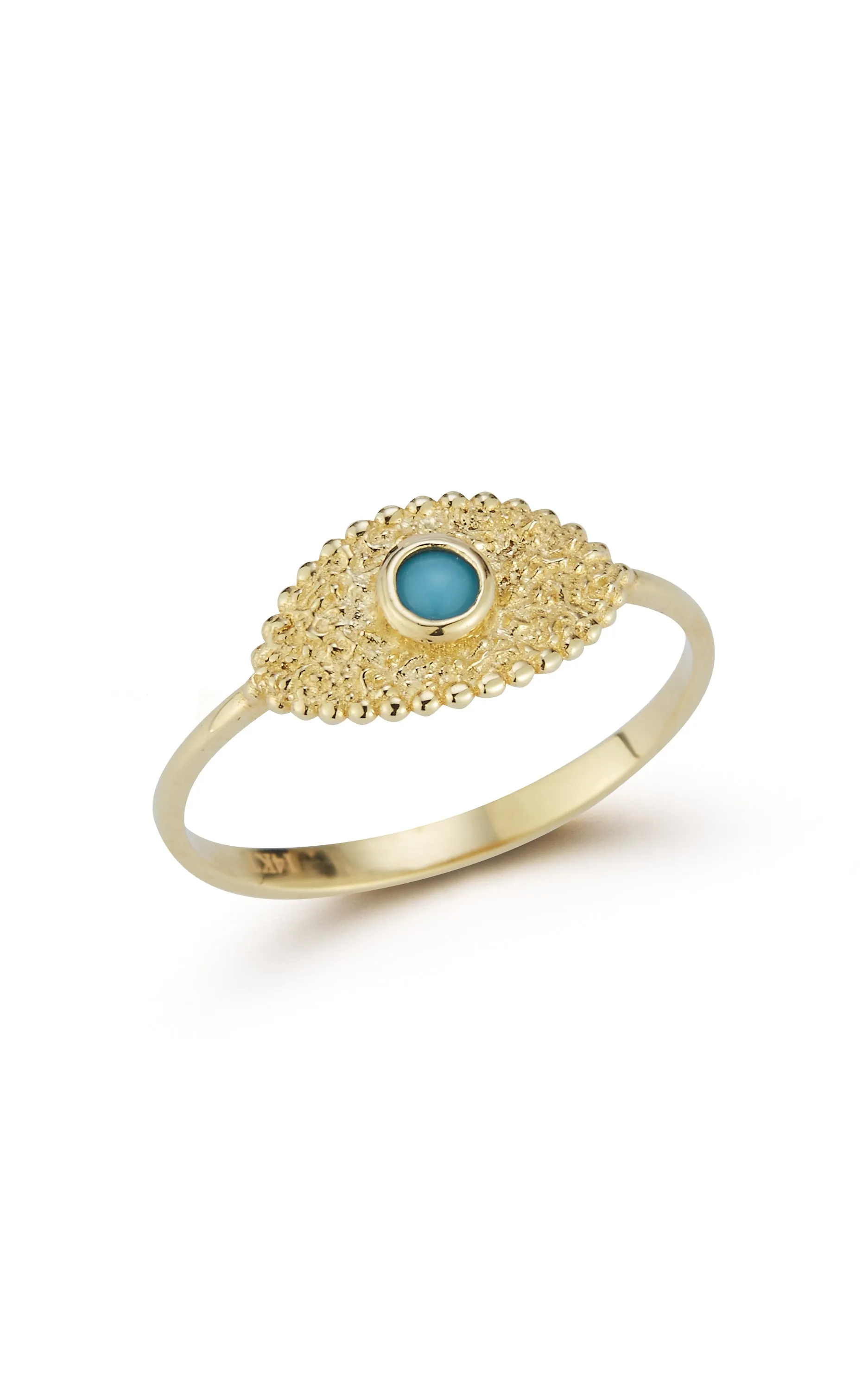 Dainty Form Turquoise Evil Eye Ring