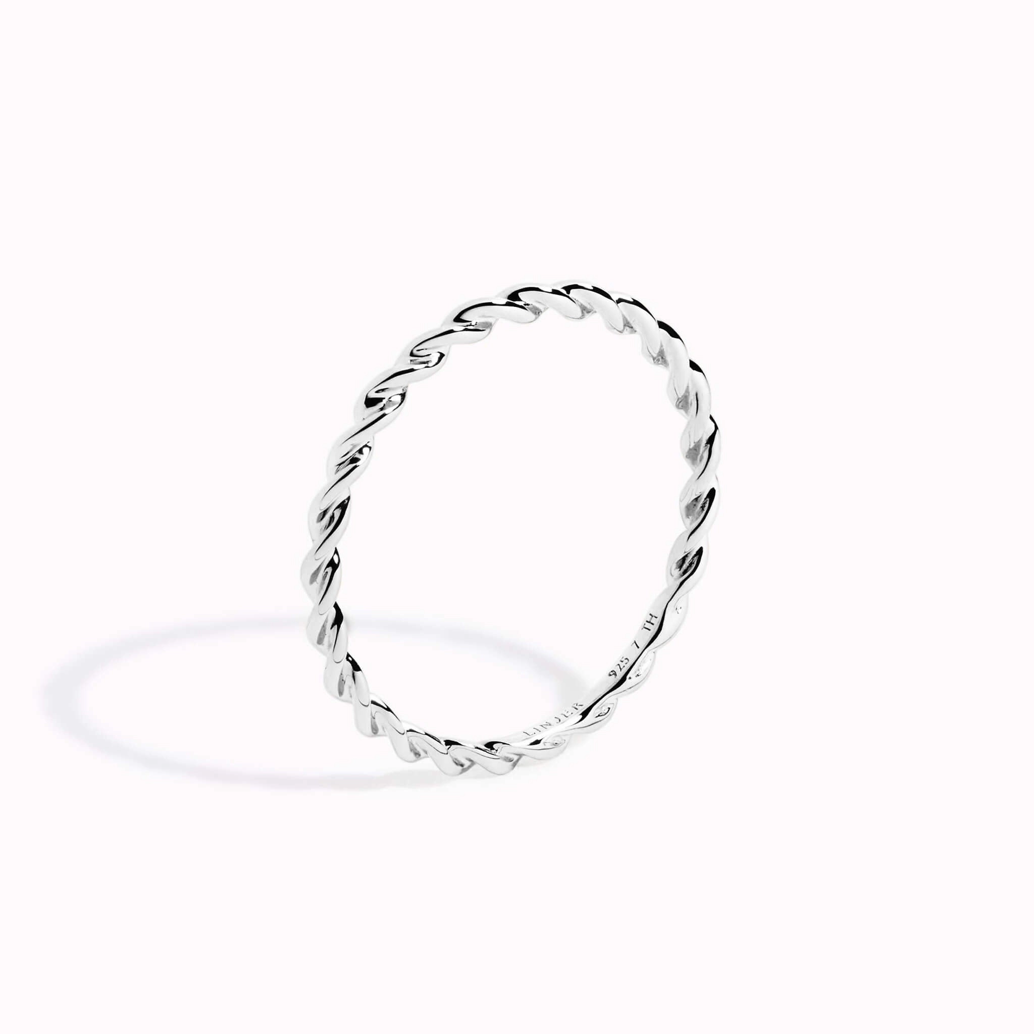 Twist Ring Silver - Dagmar Radiant Texture