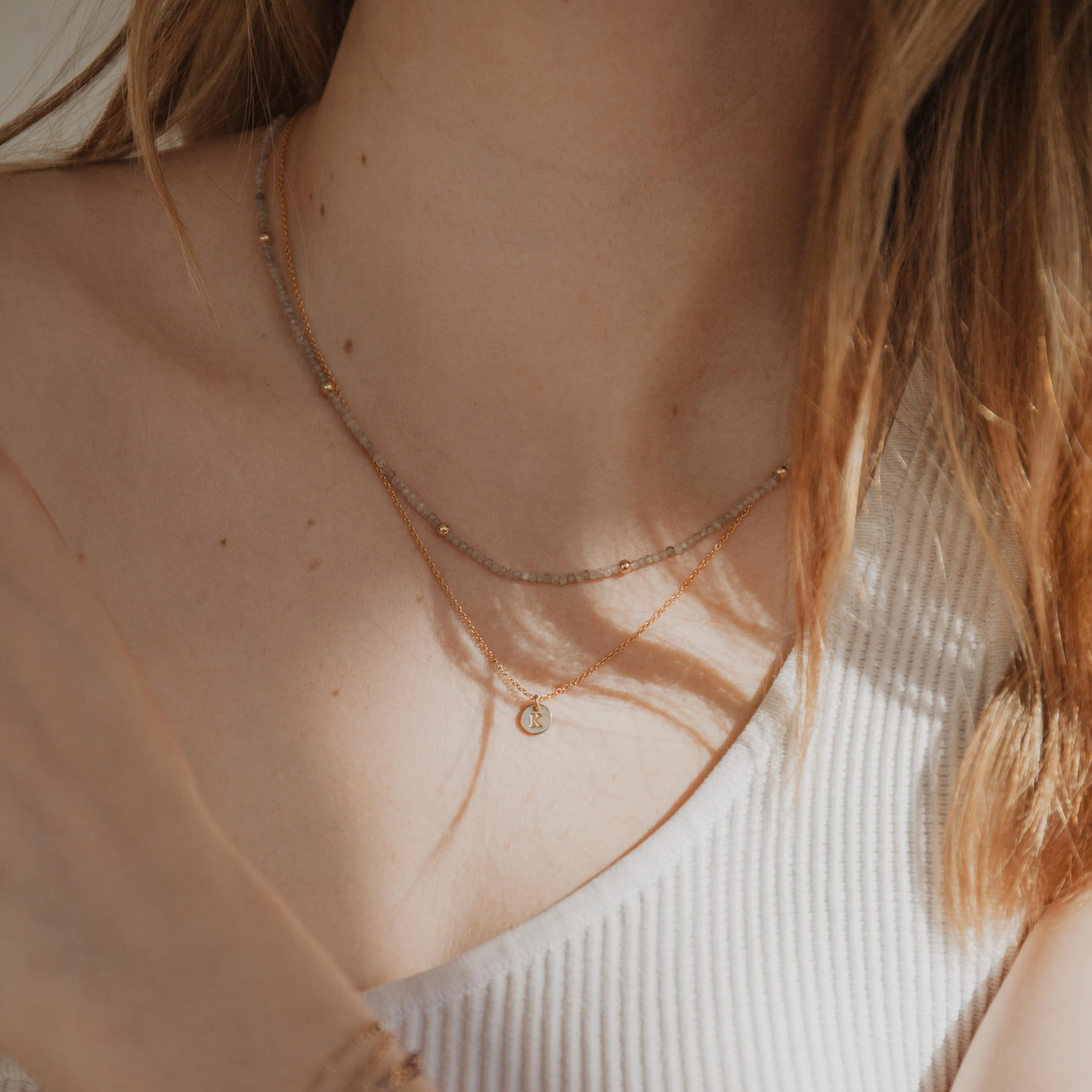 Labradorite Beaded Necklace Moment Accessory