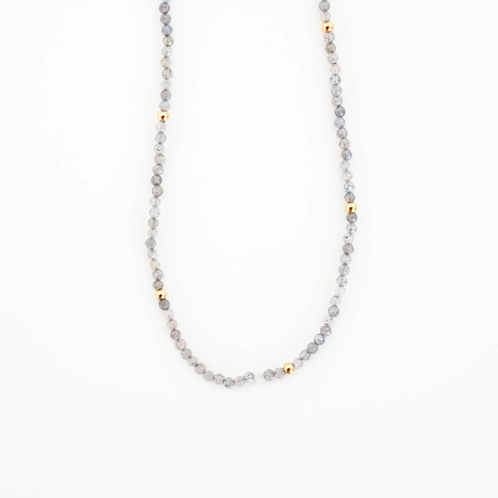 Active Accent Decorating Accessory Labradorite Beaded Necklace