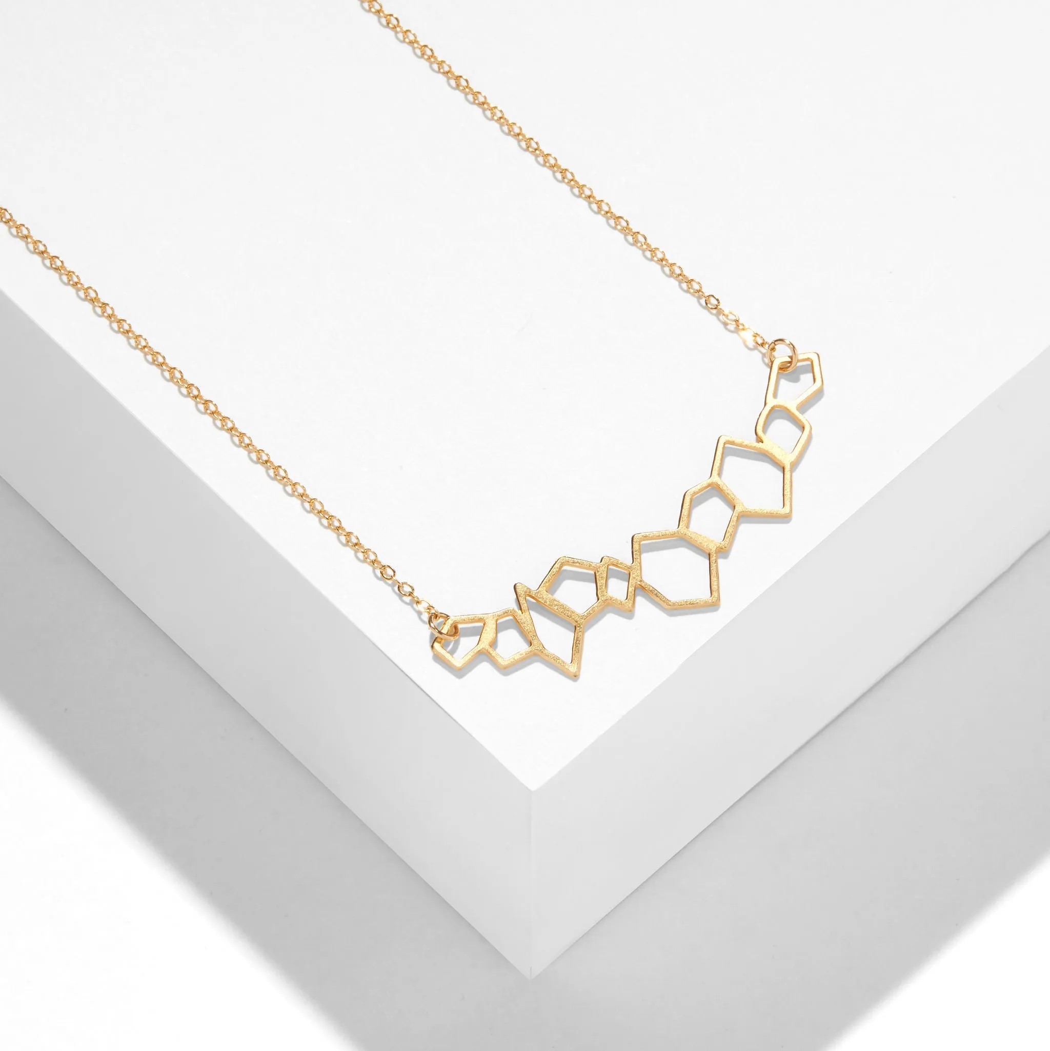 Crystals Cluster Necklace Premium Adornment Unisex Pendant Jewelry