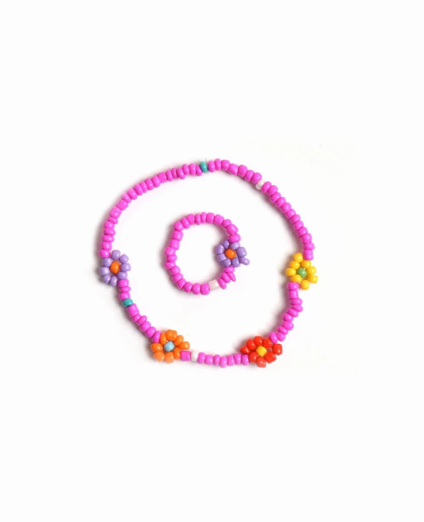 Colorful Flowers Kids Bracelet Elegant Creations premium design