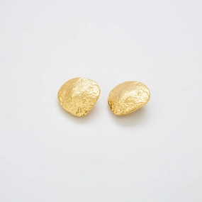 Vintage Erwin Pearl Textured Stud Earrings Vibrant Jewelry Look Layer Look