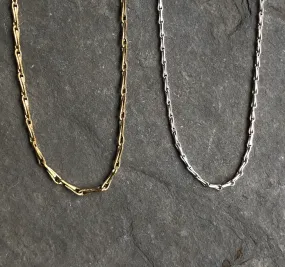 Charm Starter Chain - Brass,  16 - 18" Length Statement Shine Radiant Touch