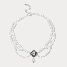 Victoria Pearl Choker Party Ready