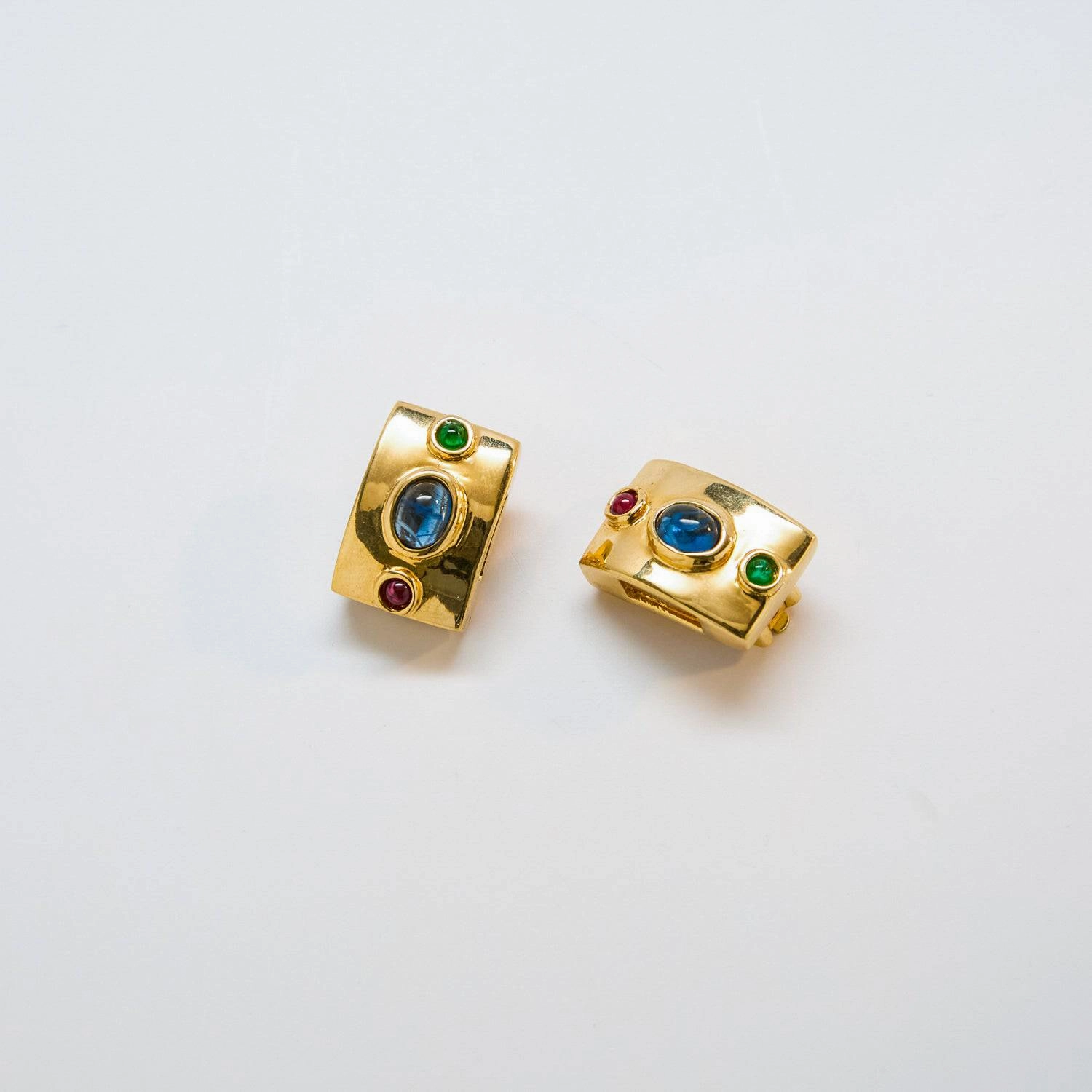Vintage Geometric Jewel Earrings Sweet Spark