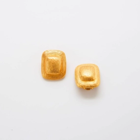 Vintage Gold Rectangle Clip-on Earrings everyday elegance