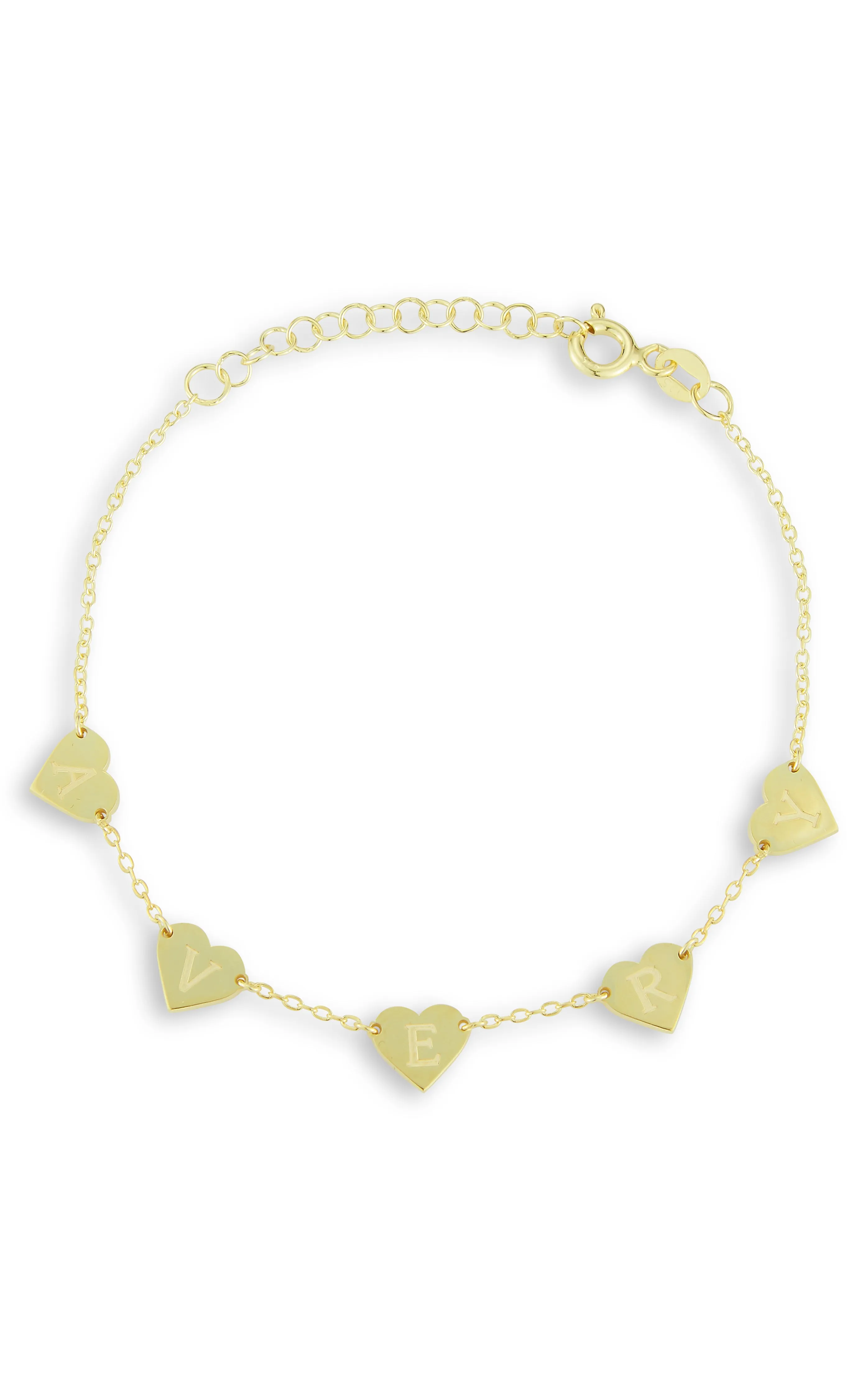 Urban Edge Engraved Heart Bracelet