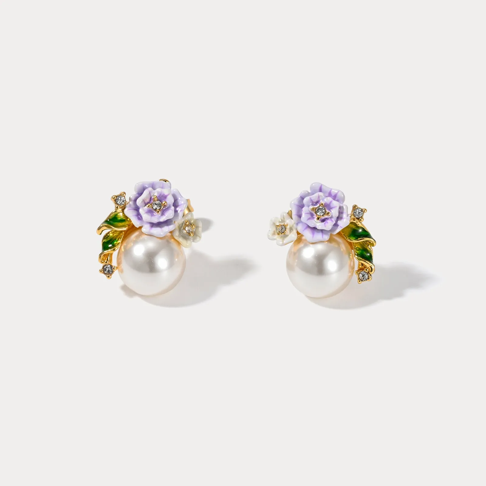 Wild Rose Stud Earrings All Style