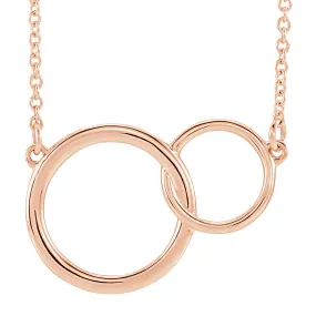 Chic Glam You   Me Plain Necklace in Rose Gold